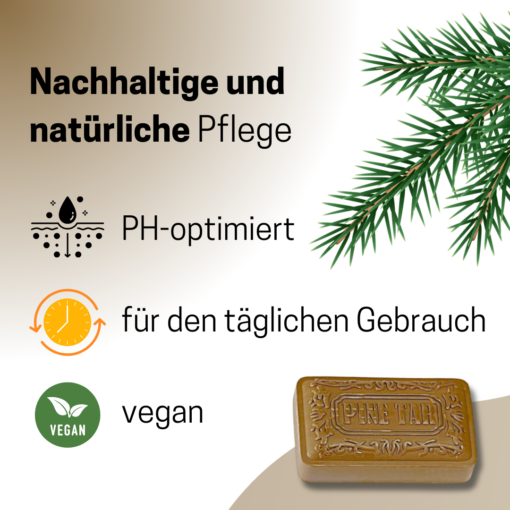 Kiefer-Teerseife, 3er-Pack – Bild 2