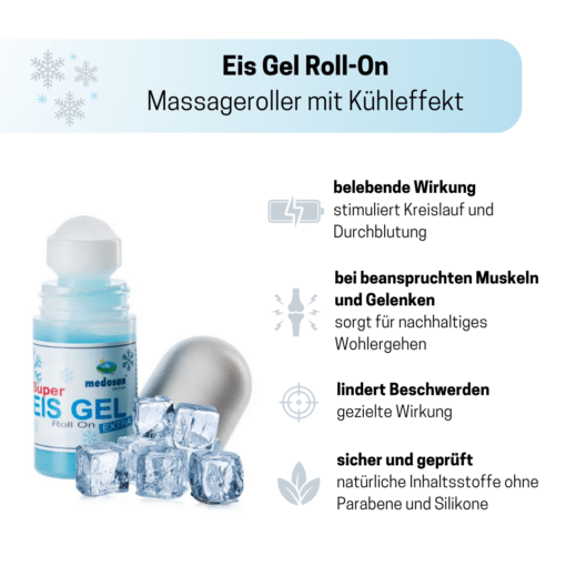Medosan Eisgel Roll-On ❄️| Massage-Roller – Bild 7