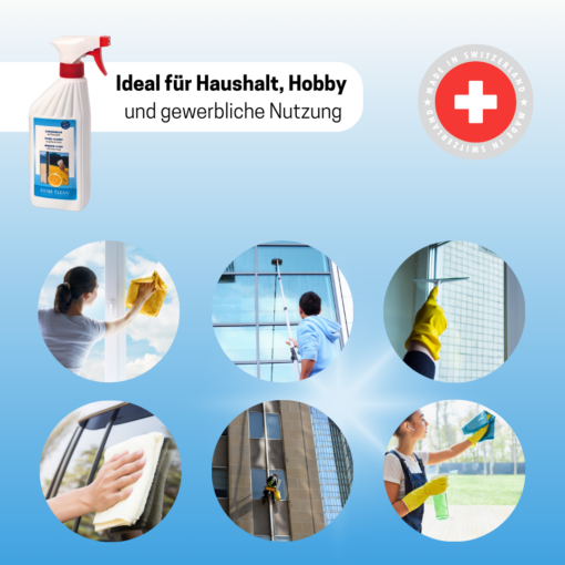 Scheibenklar mit Zitronenduft, Swiss Clean 500ml – Bild 5