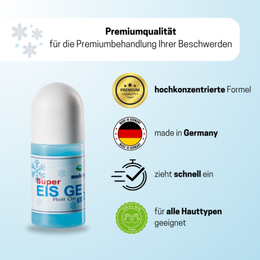 Medosan Eisgel Roll-On ❄️| Massage-Roller – Bild 5