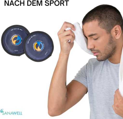 Thermoaktiv Kühlpack | Kaltpack | 2er-Set | wiederverwendbar – Bild 6