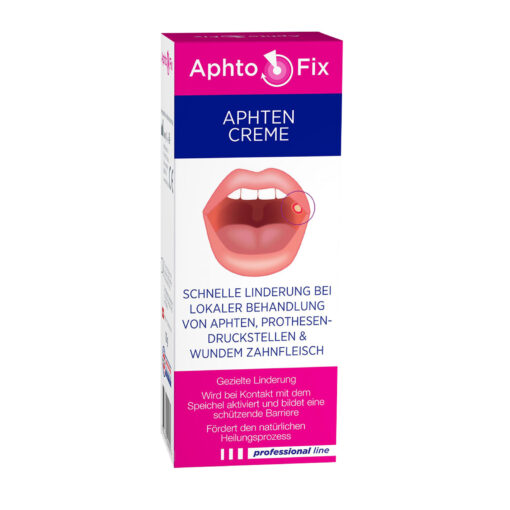 Aphten Behandlung mit AphtoFix