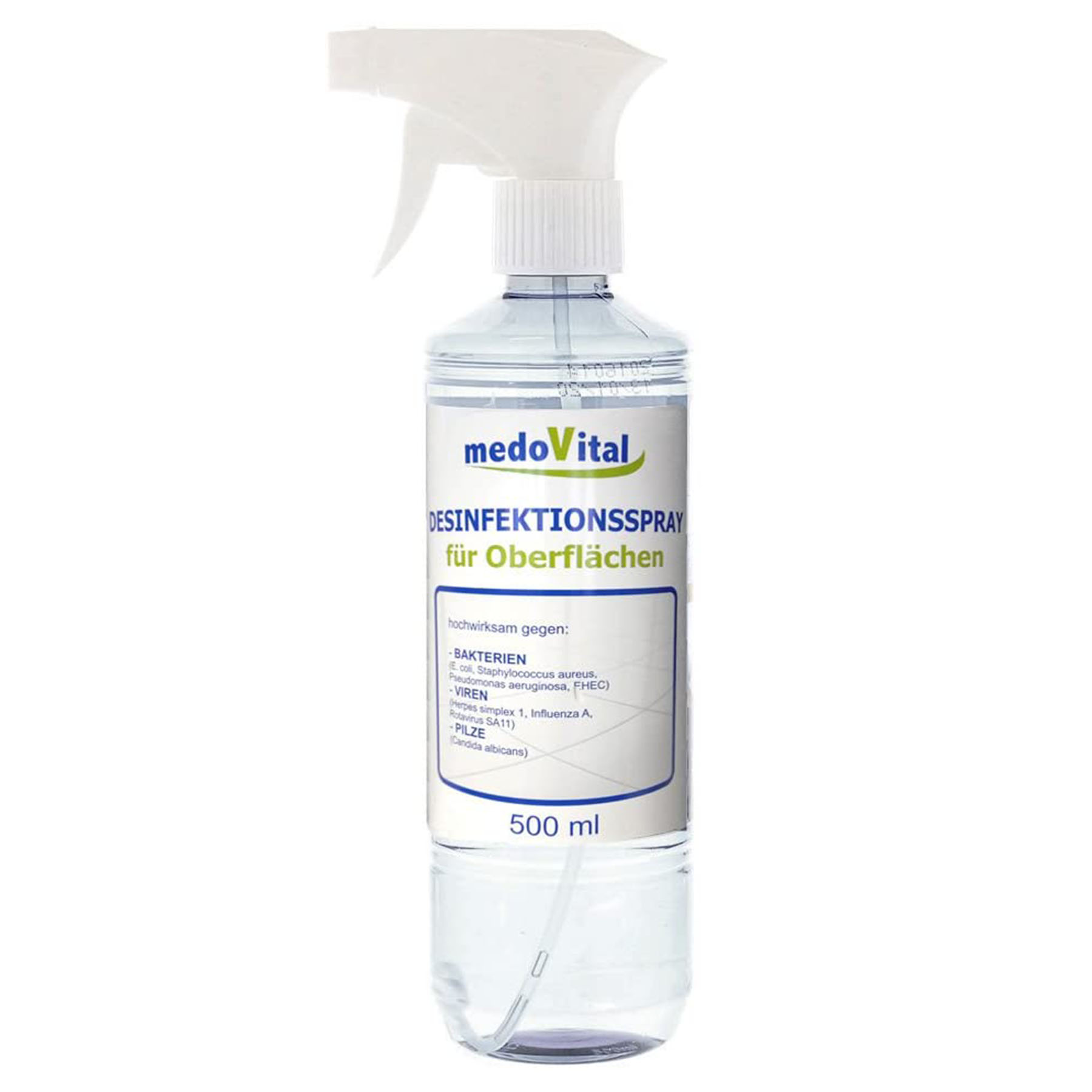 Desinfektionsspray für Oberflächen, 500ml - für Oberflächen zur  Keimreduktion - SanaWell