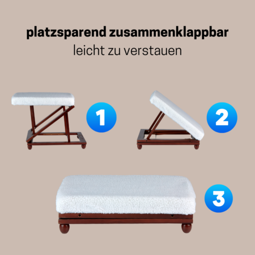 Relax-Hocker "Luxus", Fußhocker – Bild 3