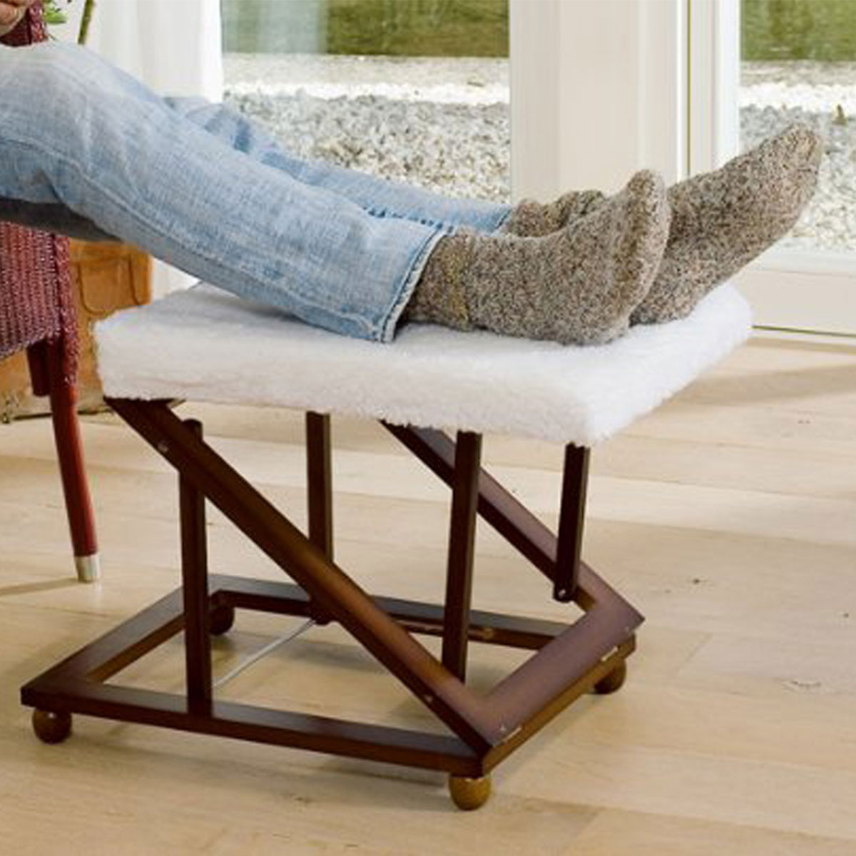Detailansicht Relax-Hocker Luxus