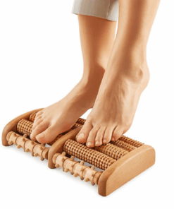 Fuß-Massageroller aus Holz – Wohltuende Massage für müde Füße