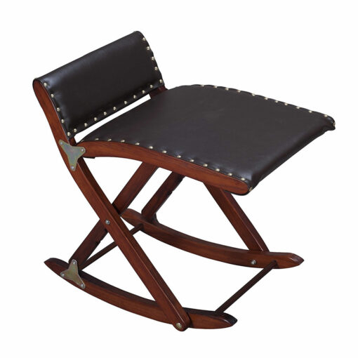 Relax-Beinschaukel, Hocker aus Holz