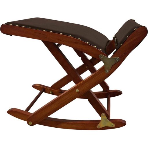 Relax-Beinschaukel, Hocker aus Holz – Bild 4