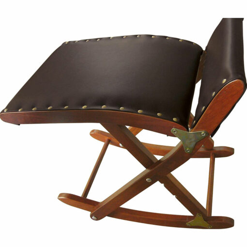 Relax-Beinschaukel, Hocker aus Holz – Bild 5