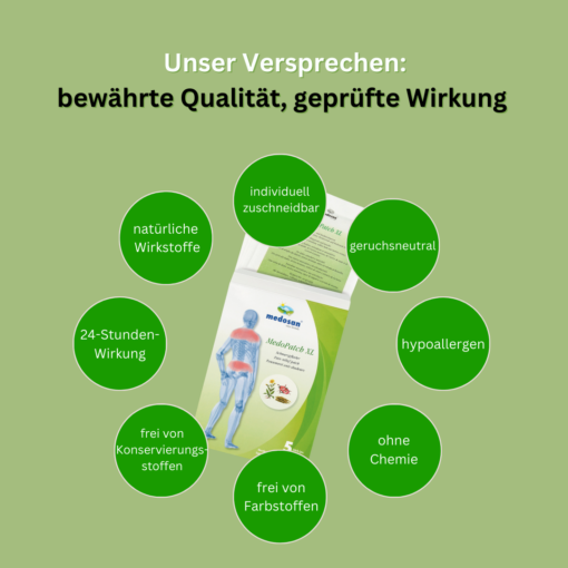 Medopatch Schmerzpflaster XL, 5er Pack – Bild 7