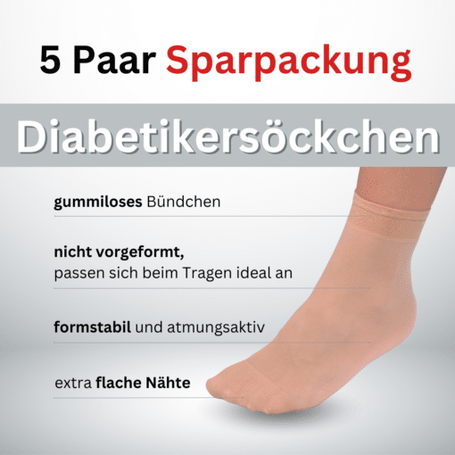 Diabetiker-Söckchen, 5er-Sparset – Bild 4