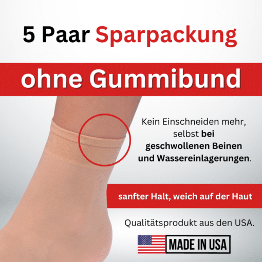 Diabetiker-Söckchen, 5er-Sparset – Bild 2
