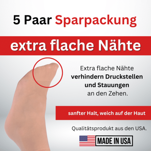 Diabetiker-Söckchen, 5er-Sparset – Bild 3