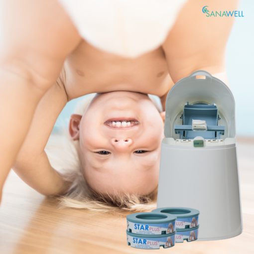 Windeleimer geruchsdicht und keimfrei STARPLUS® – Nachbestell-Set (13-teilig) – Bild 6
