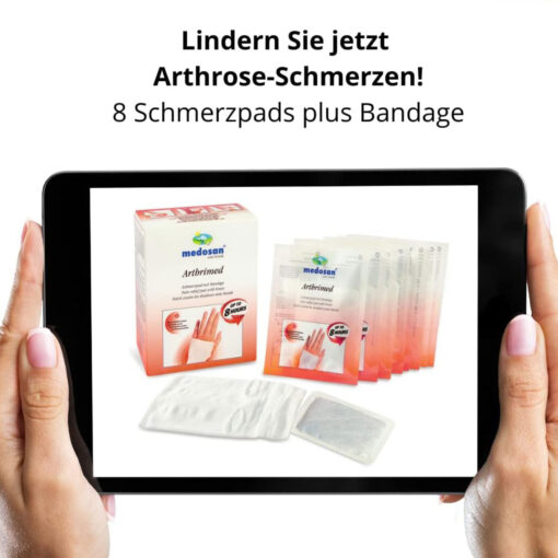Arthrimed Wärmepads mit Bandage | 8+1 Vorteilsset | Schmerzlinderung bei Arthrose – Bild 4