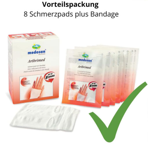 Arthrimed Wärmepads mit Bandage | 8+1 Vorteilsset | Schmerzlinderung bei Arthrose – Bild 2