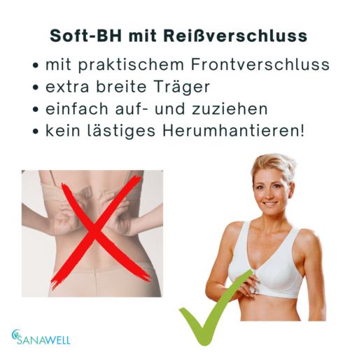 BH mit Front-Reißverschluss | Wohlfühl-BH | breite Komfortträger – Bild 3