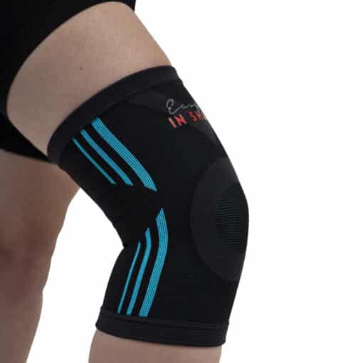Kniebandage, elastisch | für Sport & Alltag | schwarz | verschiedene Größen – Bild 2