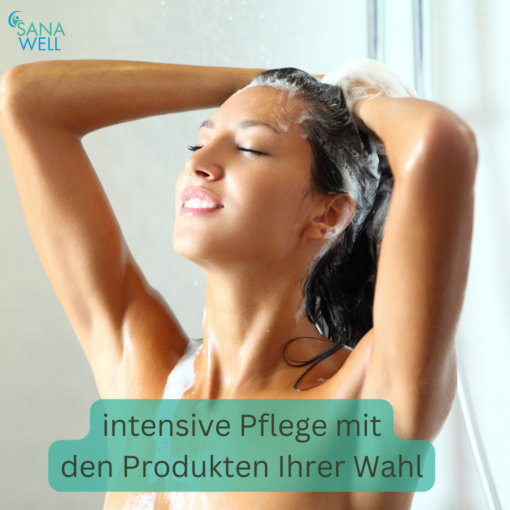 Massagebürste mit langem Stiel | Duschbürste mit Naturhaarborsten – Bild 5