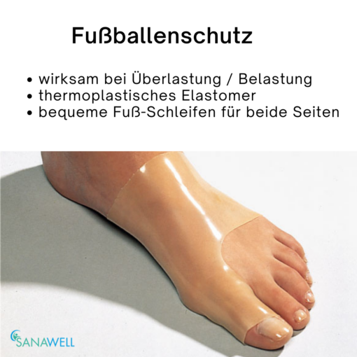 Hallux Fußballenschutz | Universalgröße | passt in allen Schuhen – Bild 3