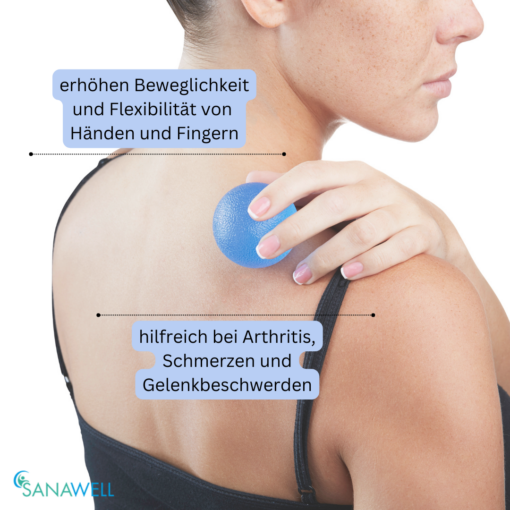 Faszienbälle 3er-Set | Therapiebälle für Hände und Finger – Bild 4