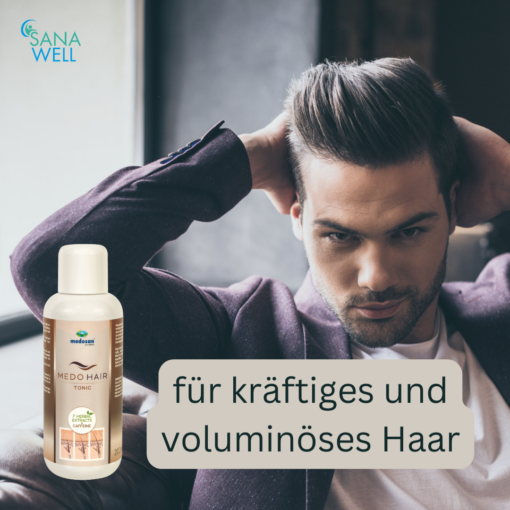 MedoHair gegen Haarausfall | mit Koffein und 7 Pflanzenextrakten | Shampoo & Tonic – Bild 6