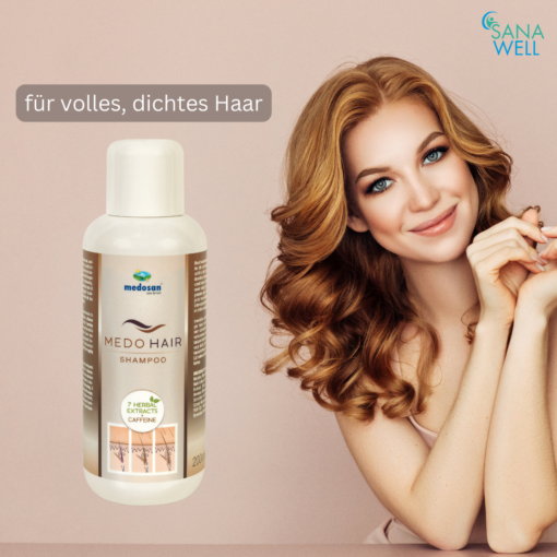 MedoHair gegen Haarausfall | mit Koffein und 7 Pflanzenextrakten | Shampoo & Tonic – Bild 3