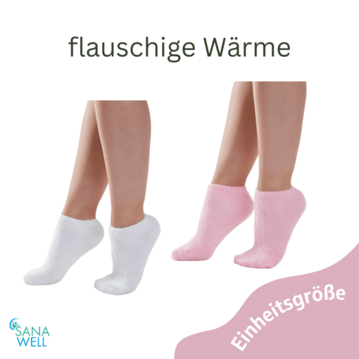 Kuschelweiche Füßlinge | Haussocken | farblich sortierte Sets | Einheitsgröße – Bild 4