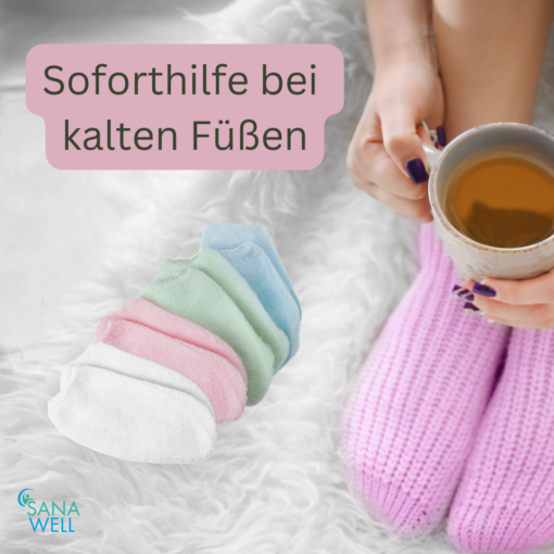 Kuschelweiche Füßlinge | Haussocken | farblich sortierte Sets | Einheitsgröße – Bild 6