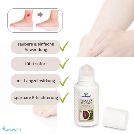 Medosan Hautcreme - Venen-Ex Roll-On – Bild 5