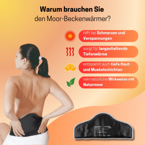 Moor Beckenwärmer | für den Lendenwirbelbereich – Bild 2