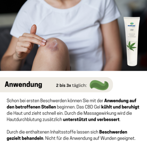 CBD Cooling Gel 100ml | für müde und beanspruchte Gelenke und Muskeln – Bild 4
