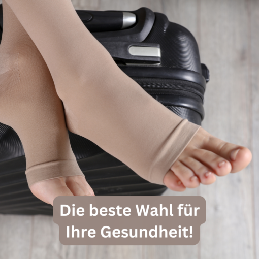 Stützstrümpfe mit Reißverschluss, 1 Paar, 20-30 mmHG Kompression – Bild 4