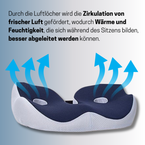 Ergonomisches Sitzkissen für gesundes Sitzen – Bild 2