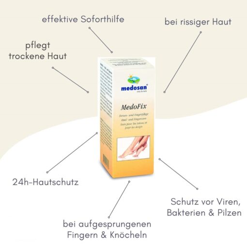 Medofix Fersen- und Fingerpflege – 30ml – Bild 3