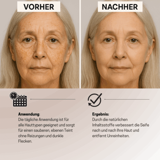 Altersflecken-Seife für Gesicht, Körper und Hände – Bild 6