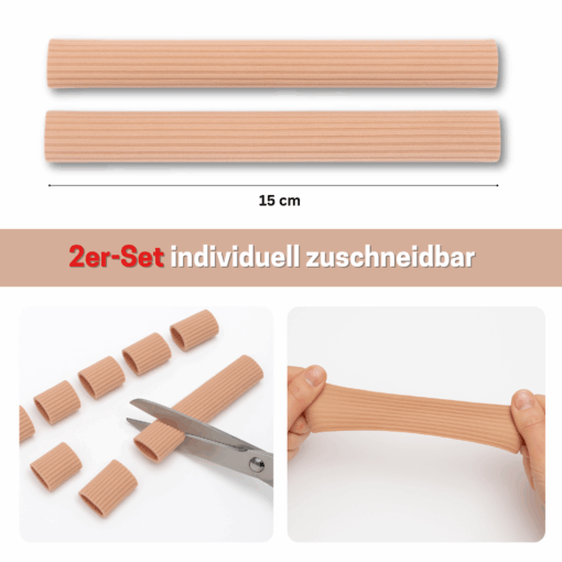2er-Set Schlauchbandagen für Finger und Zehen – Bild 2